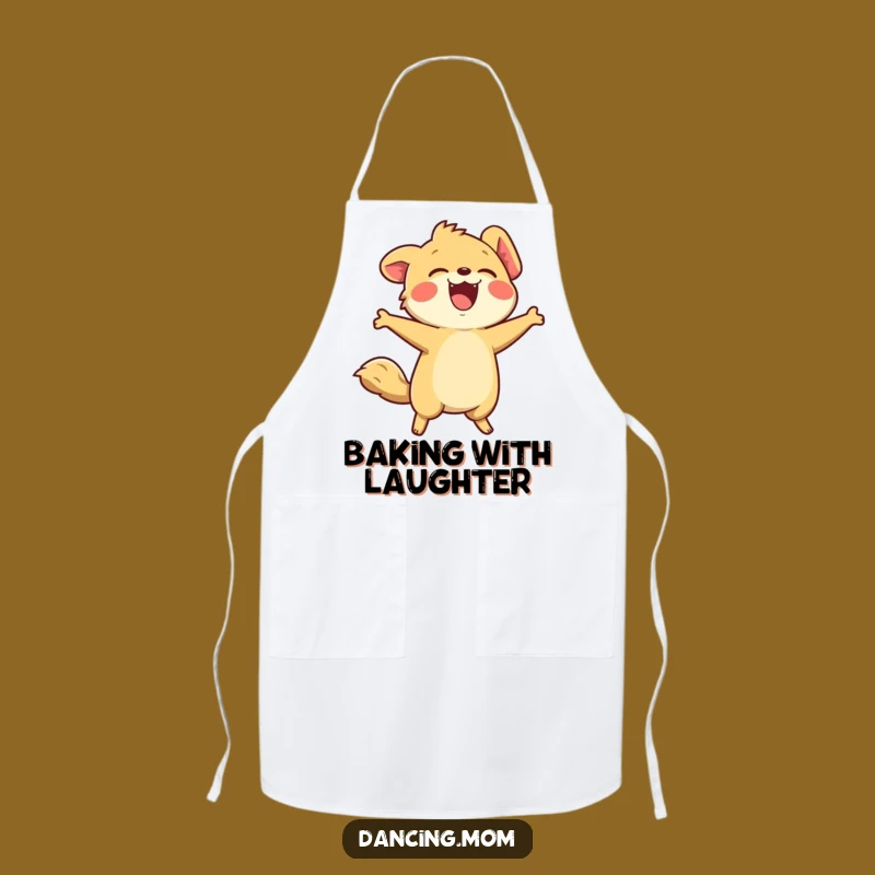 Funny Kawaii Laughing Animal Apron A Hilarious Kitchen Companion for Happy Cooks