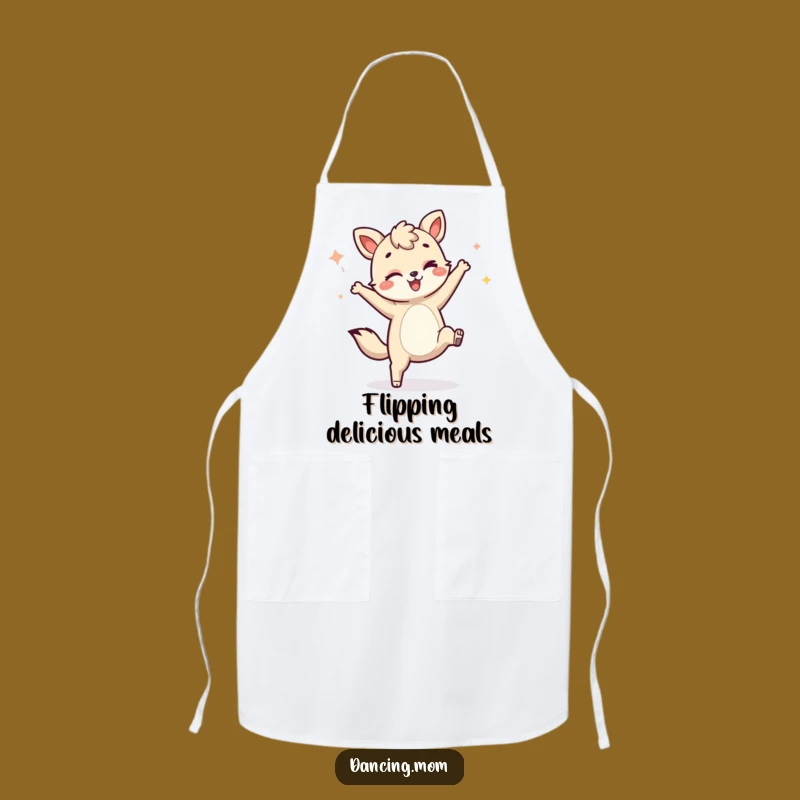 Funny Dancing Animal Cartwheel Apron: Hilarious Chef Gift for Kitchen Fun!