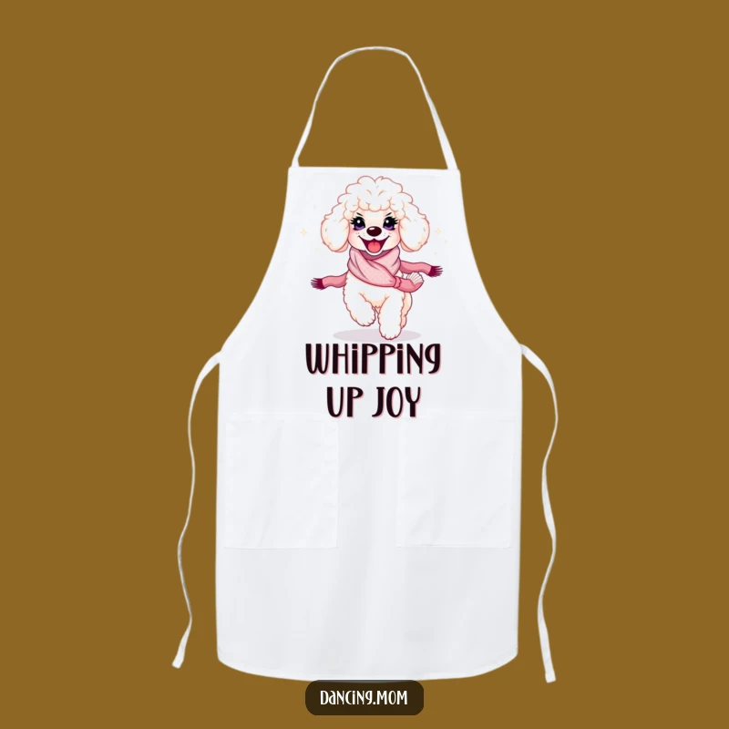 Funny Poodle Twirl Apron: Cook with Glamour, Hilarious Dog Gift