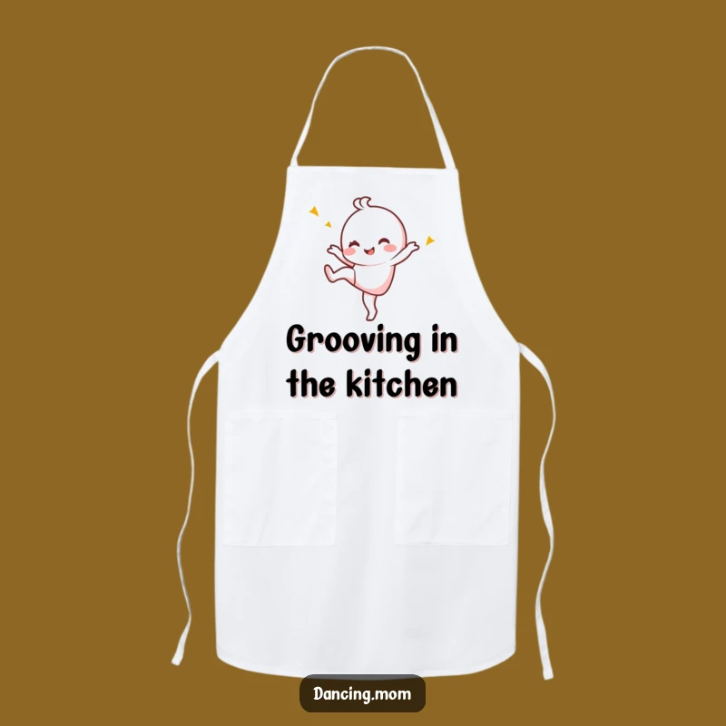 Funny Kawaii Dancer Apron: Playful Chef Design, Kitchen Humor Gift
