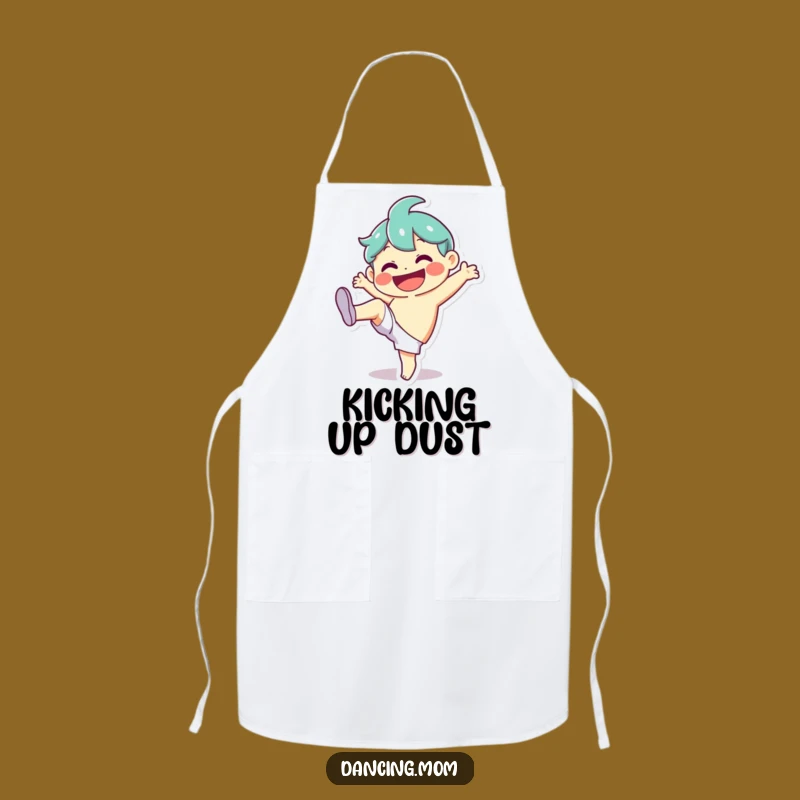Funny Silly Kick Chef Apron: Cook with Playfulness