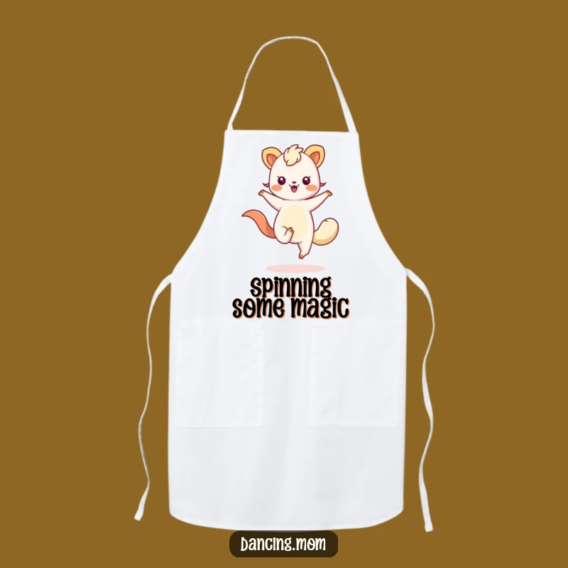 Funny Kawaii Dancing Animal Apron A Hilarious Kitchen Companion for Twirl Chefs