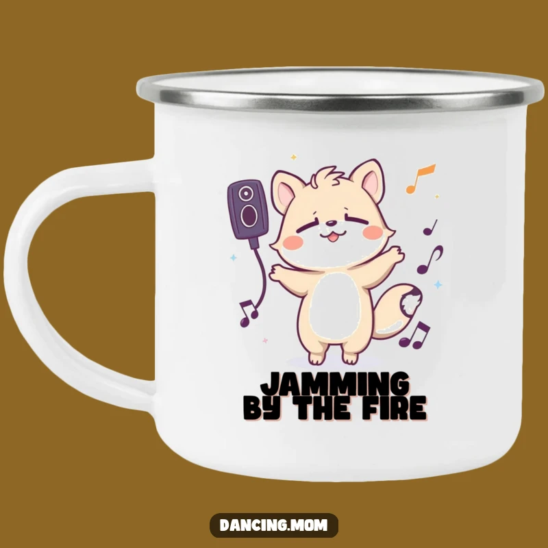 Funny Grooving Animal Camping Mug: Music Lover Cup - Outdoor Funny Gift
