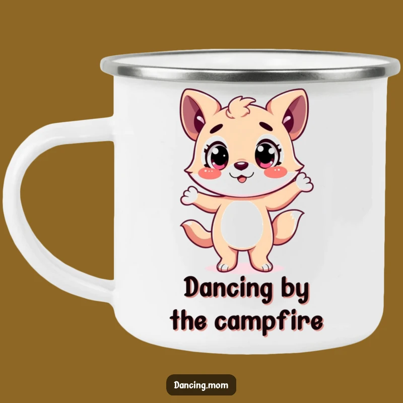 Funny Happy Animal Dance Camping Mug: Adventure with Dramatic Flair