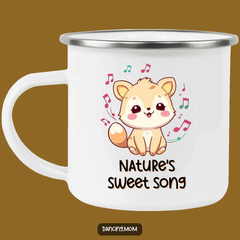 Funny Music Animal Camping Mug: Joyful Character for Outdoor Harmony