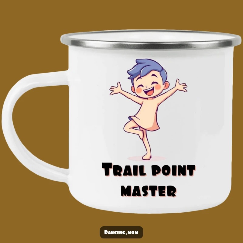 Funny Playful Dancer Camping Mug - Balance Adventures with Fun!