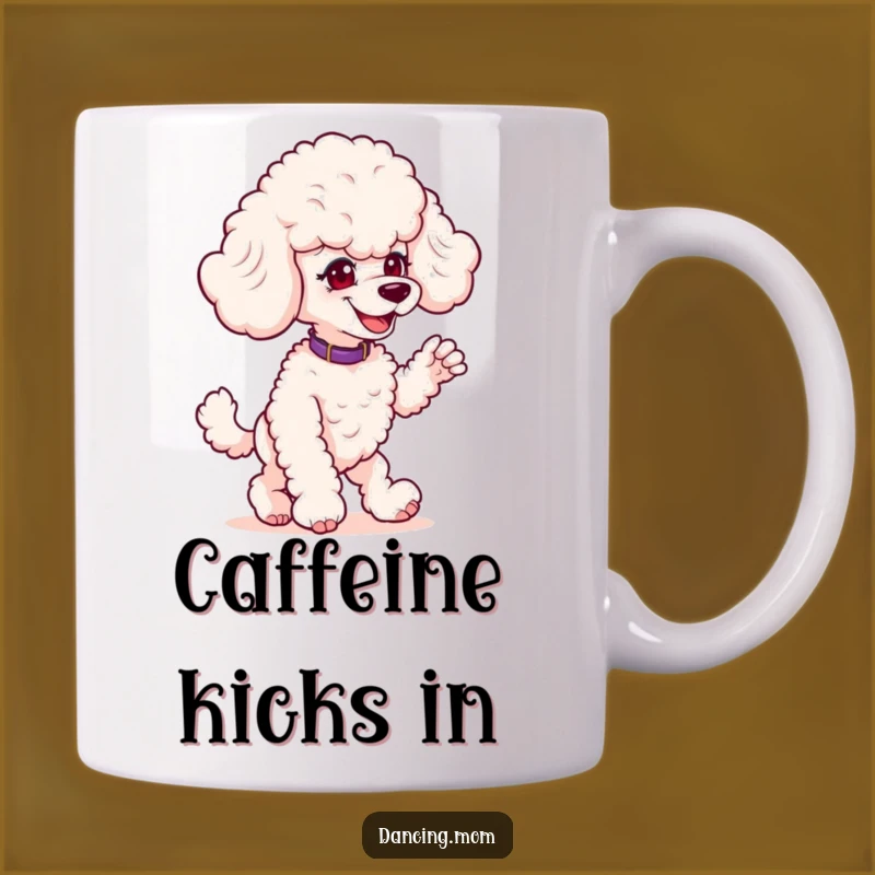 Funny Poodle Prankster Dance Mug: Perfect Gift for Playful Poodle Owners