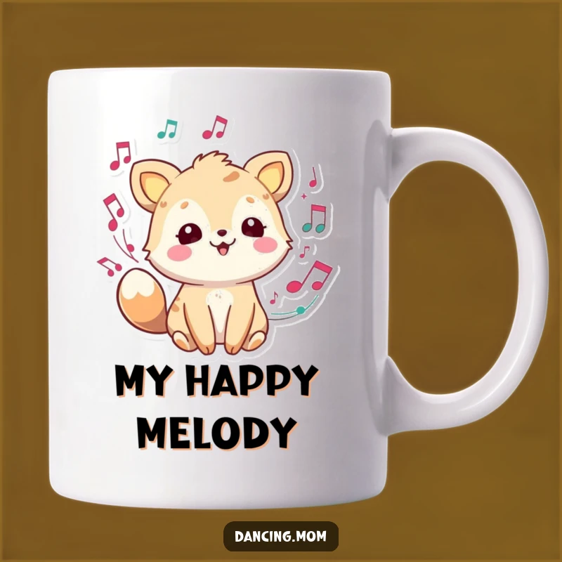 Funny Music Animal Mug: Joyful Melody Maker for a Humorous Gift