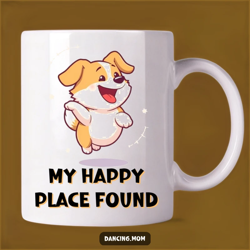 Funny Dog Spinning Mug: A Delightful Gift for Dog Lovers, Capturing Pure Joy