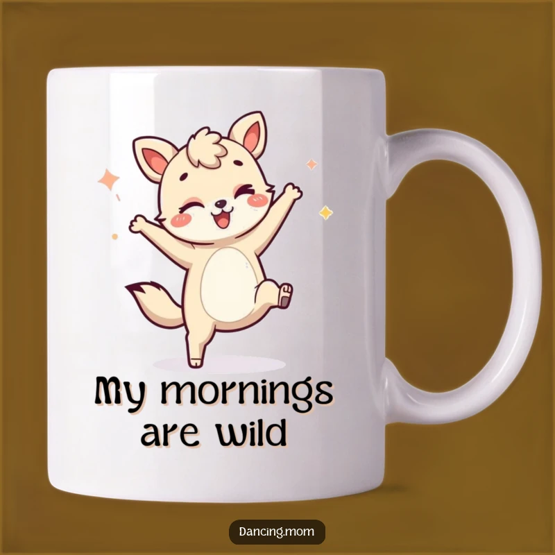 Funny Dancing Animal Cartwheel Mug: A Hilarious Gift for Dance Lovers!
