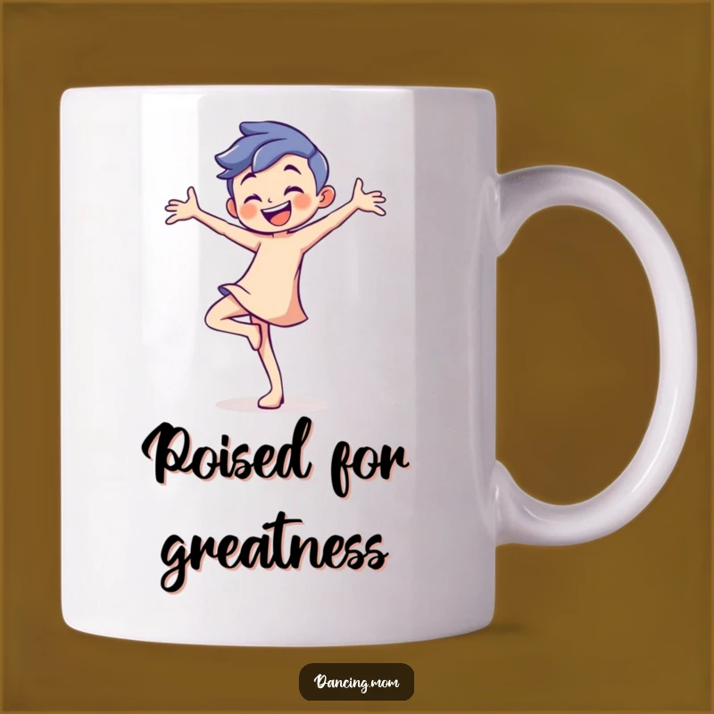 Funny Playful Dancer Mug - Balance Your Day with a Smile!