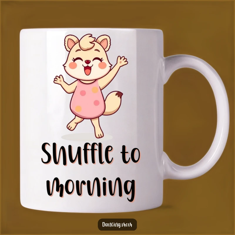 Funny Dancing Mom Animal Shuffle Mug - Energetic Fun Perfect Gift