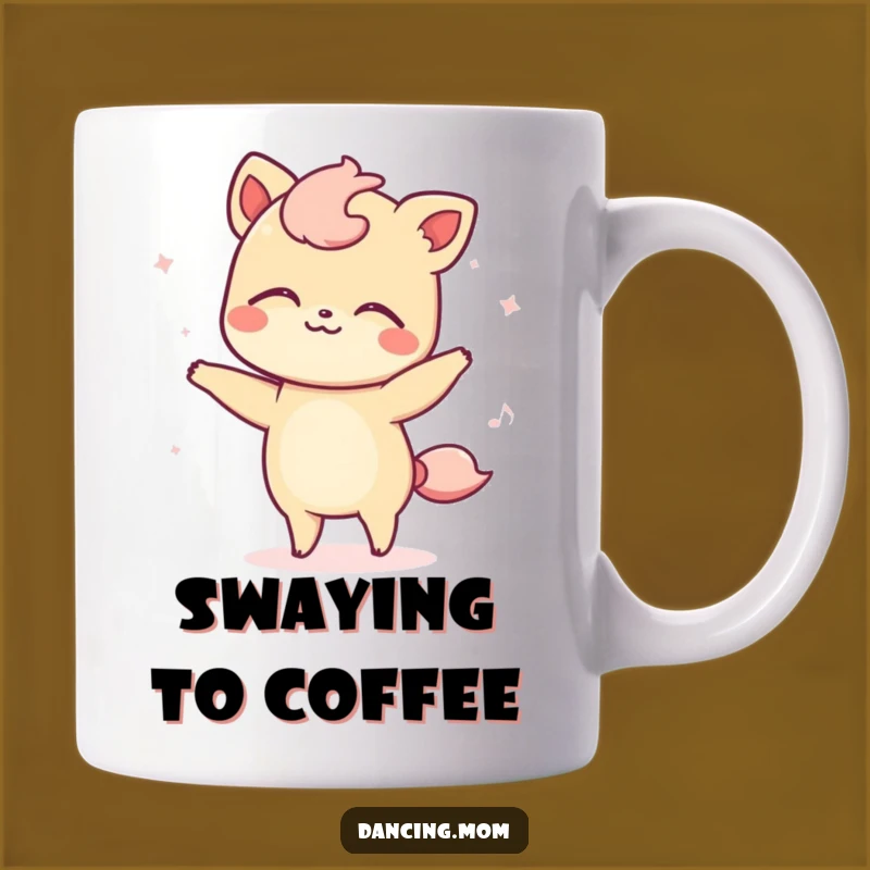 Funny Kawaii Animal Mug - Swaying in Bliss, Tranquil Funny Gift
