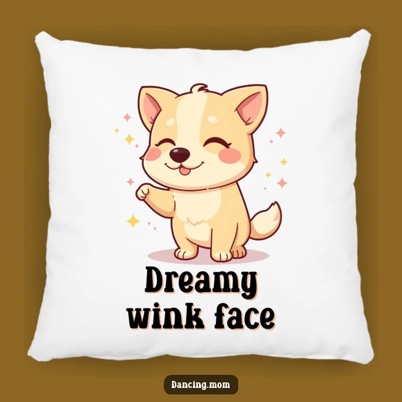 Funny Dog Wink Pillow: Cozy Comfort with a Playful Canine Twist