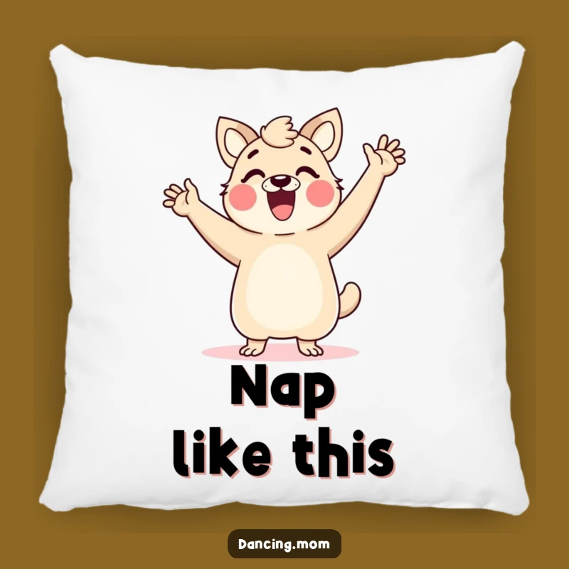 Funny Dancing Mom Animal Pillow: Cozy Comfort Meets Exuberant Joyful Vibes