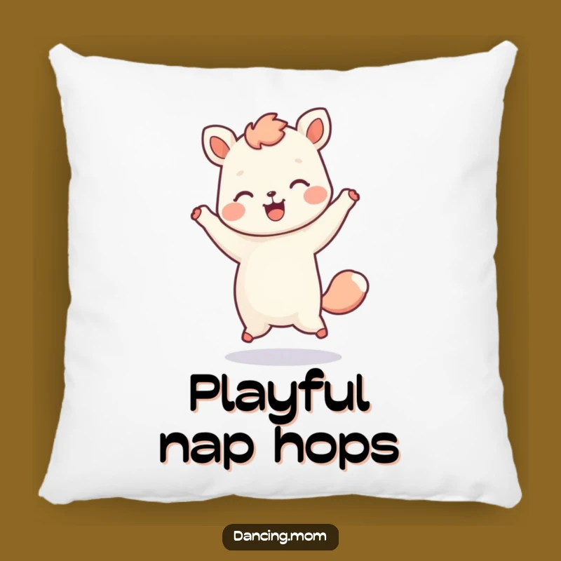 Funny Kawaii Animal Pillow - Cozy Playful Hop Accent, Perfect Funny Gift
