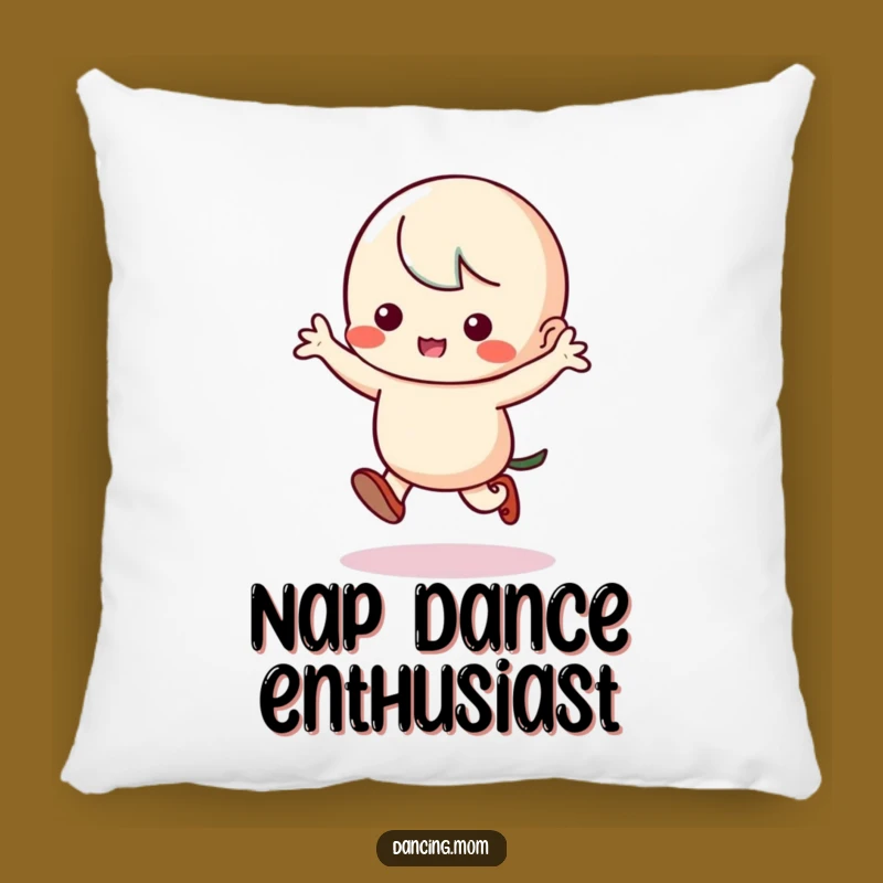 Funny Kawaii Dancer Pillow: Silly Jig Stomping Feet - Comfy & Hilarious Decor
