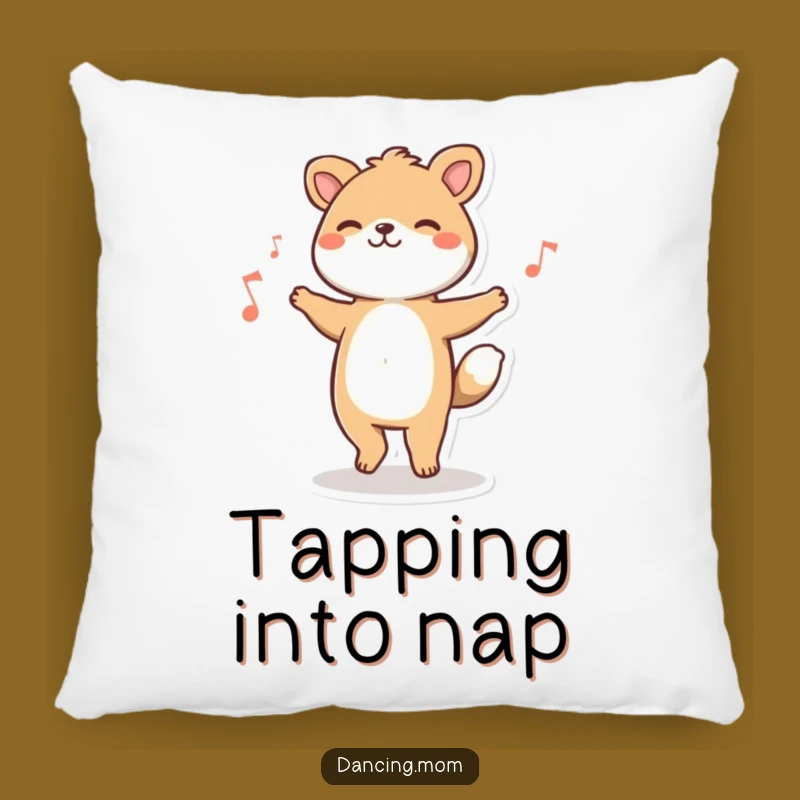 Funny Tapping Animal Pillow - Cozy Musical Dancer Decor Gift