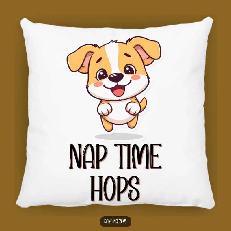 Funny Dog Hop Pillow: Cozy Comfort with a Splash of Pure Fun