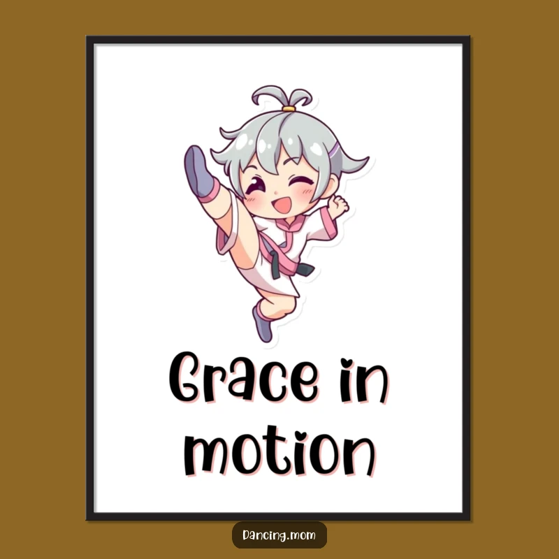 Funny High Kick Dancer Digital Art - Instant Joy and Humor