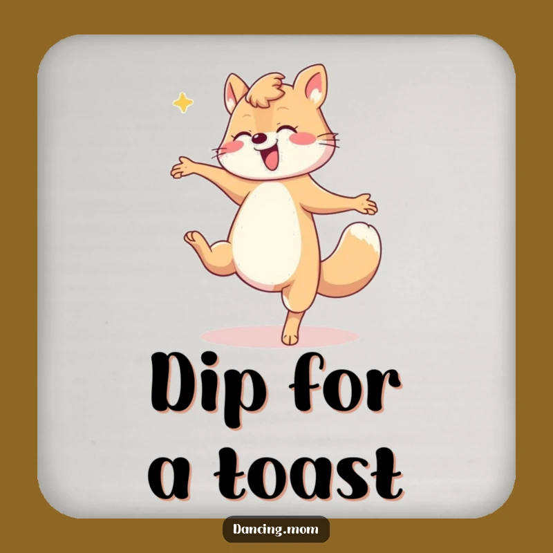 Funny Mom Dip Coasters: Dramatic Dips, Protect Surfaces, Unique Funny Gift Set