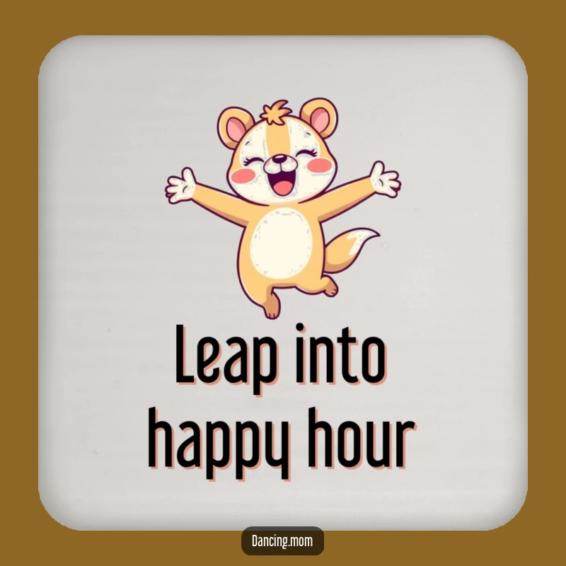 Funny Leaping Animal Coaster - Set of Joyful Drink Savers Gift