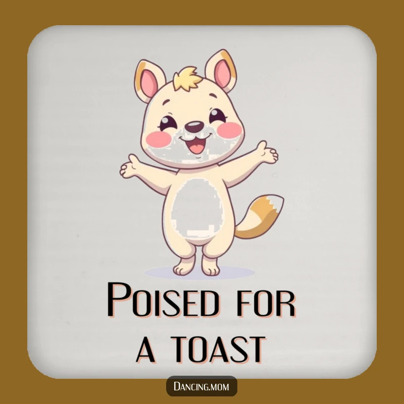 Funny Posing Animal Coaster - Set of Star Drink Savers Gift