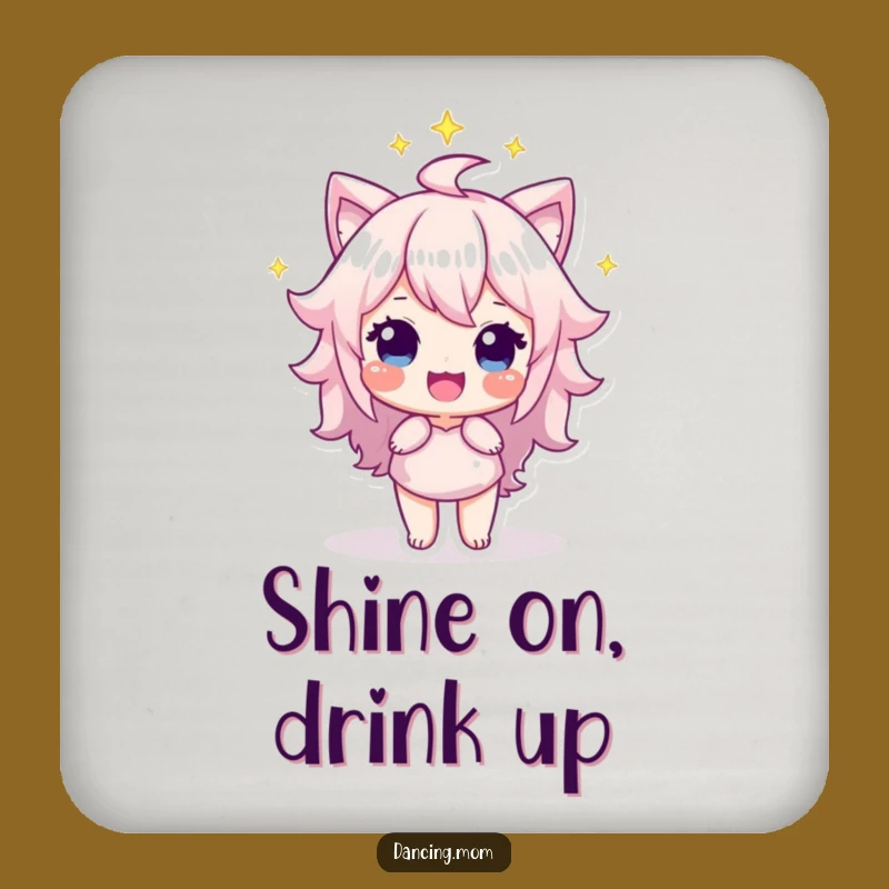 Funny Spotlight Pride Coaster: Protect Your Table with Glamour