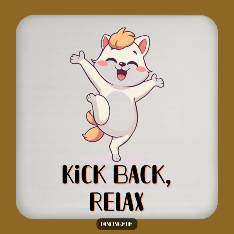 Funny Dancing Mom Animal Coasters: Protect Your Table with a Silly Kick