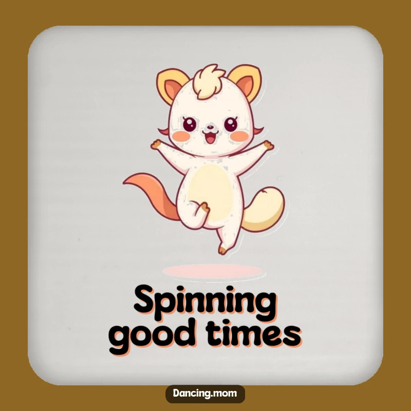 Funny Kawaii Dancing Animal Coaster A Hilarious Protector for Surfaces
