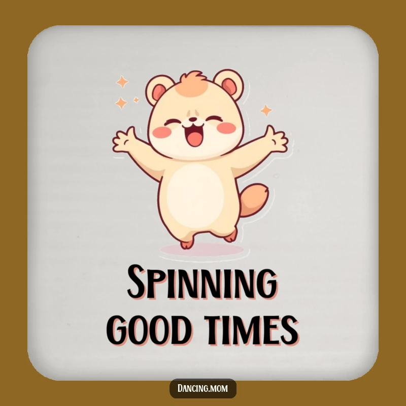 Funny Kawaii Dancing Animal Coaster - Joyful Protection, Perfect Funny Gift