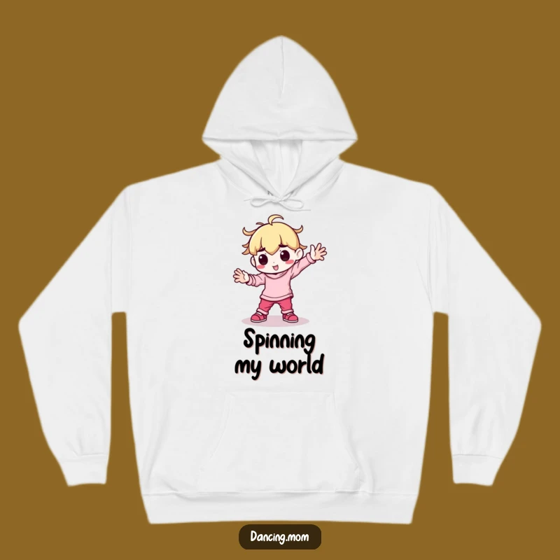 Funny Kawaii Dancer Hoodie: Breakdancing Power Move - Warm & Cool Style