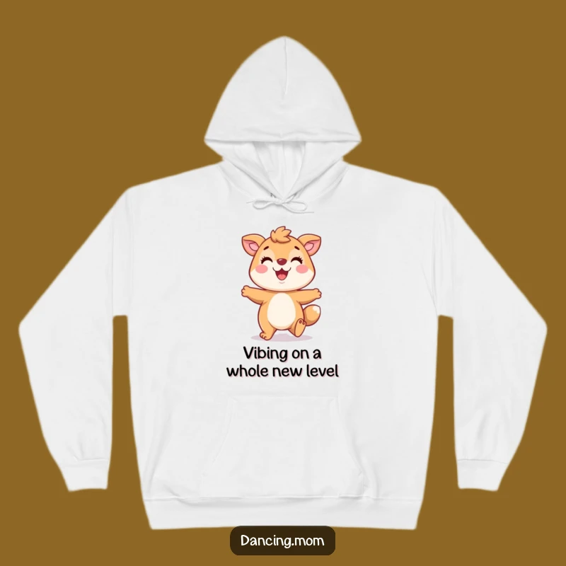 Funny Playful Animal Hoodie: Cozy Tapping Character Sweatshirt - Awesome Funny Gift