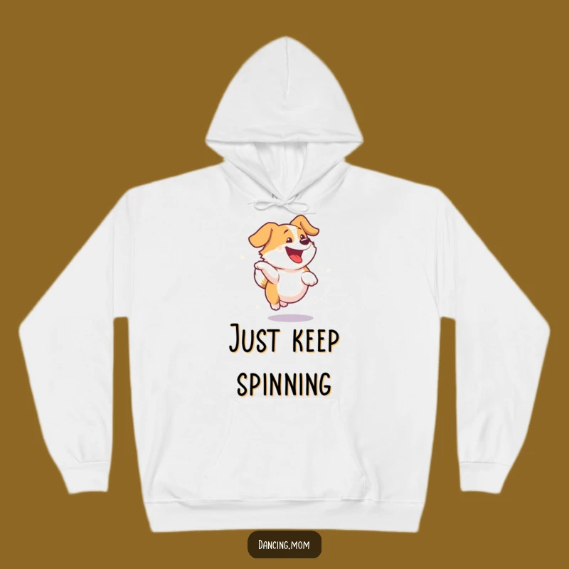 Funny Dog Spinning Hoodie: Cozy and Hilarious Wearable Art for Dog Lovers