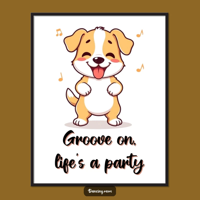 Free Printable Wall Art: Wiggle Dog Art, Hilarious Animal Downloadable Decor
