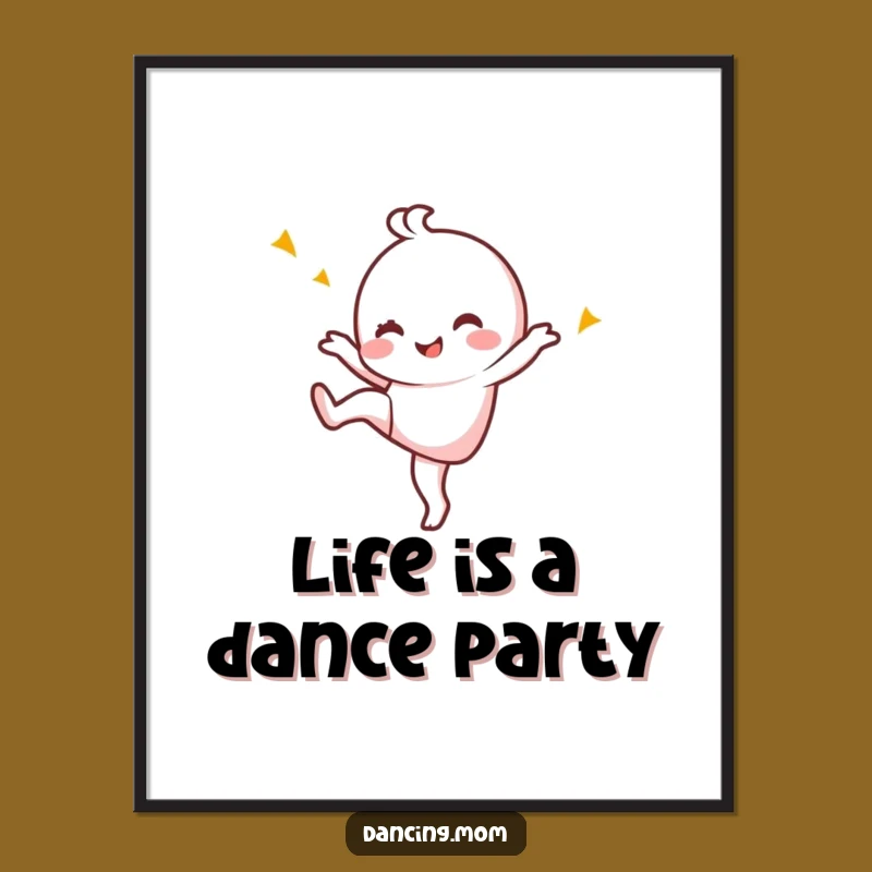 Unleash the Fun! Free Printable Wall Art: Kawaii Dancer's Fiesta!