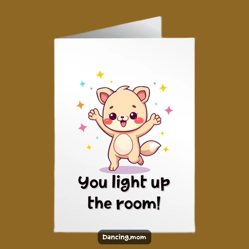 Free Printable Congrats Card: Disco Animal's Groovy Victory!
