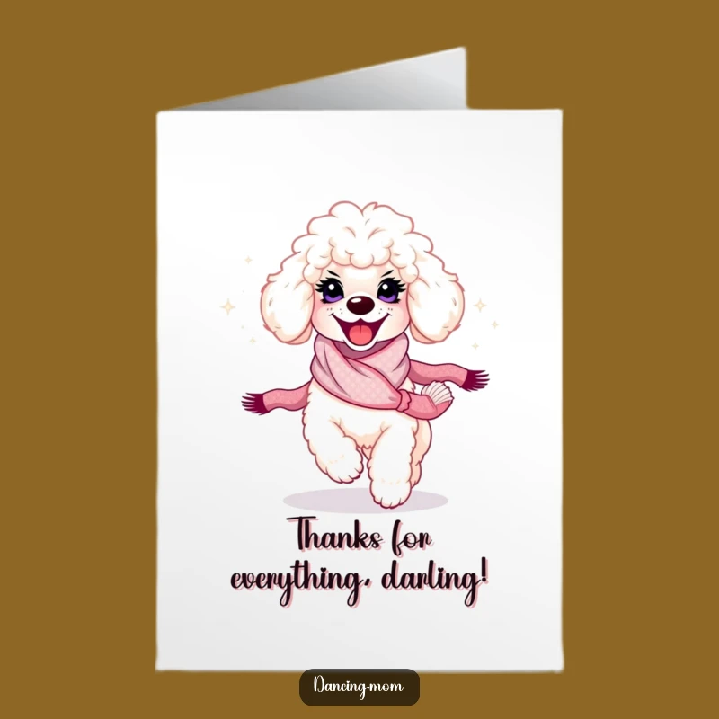 Free Printable Poodle Thank You Card: A Radiant Spin of Thanks