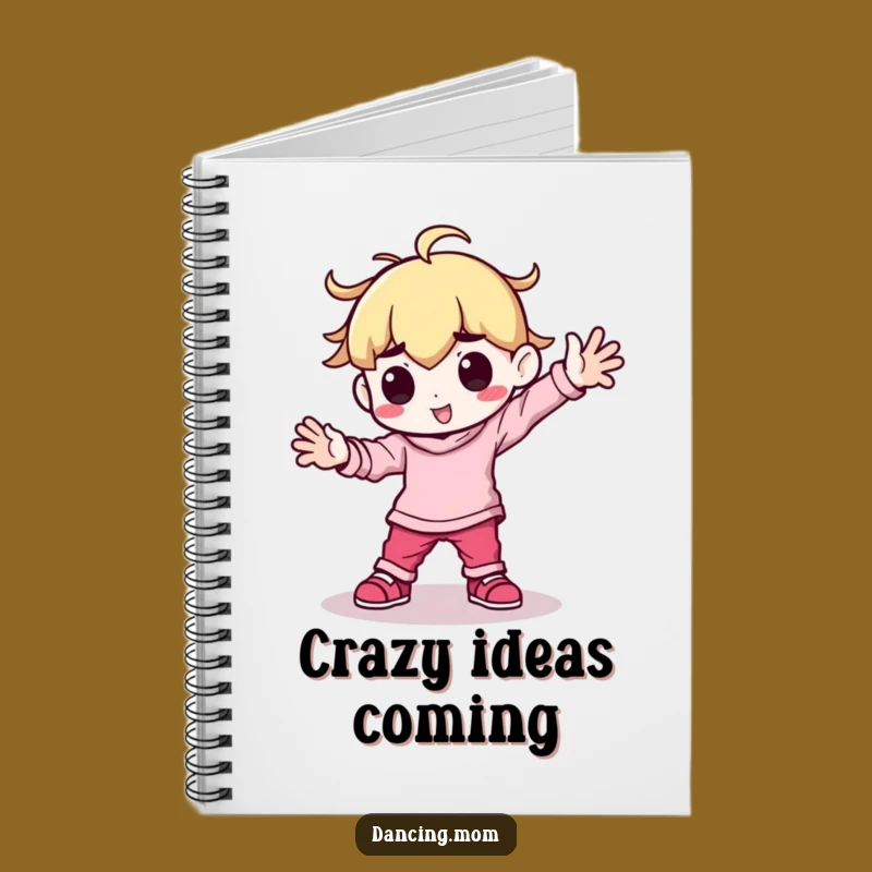 Funny Kawaii Dancer Notebook: Breakdancing Power Move - Jot Down Your Moves