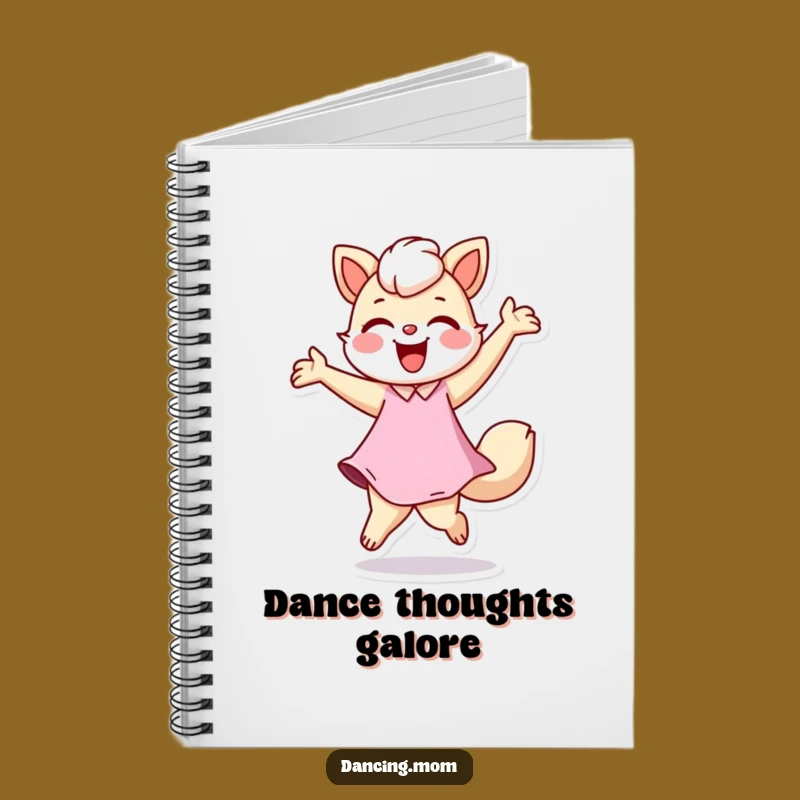 Funny Dancing Mom Animal Notebook - Joyful Twirling Journal Gift