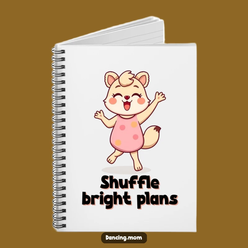 Funny Dancing Mom Animal Shuffle Notebook - Energetic Fun Journal Gift