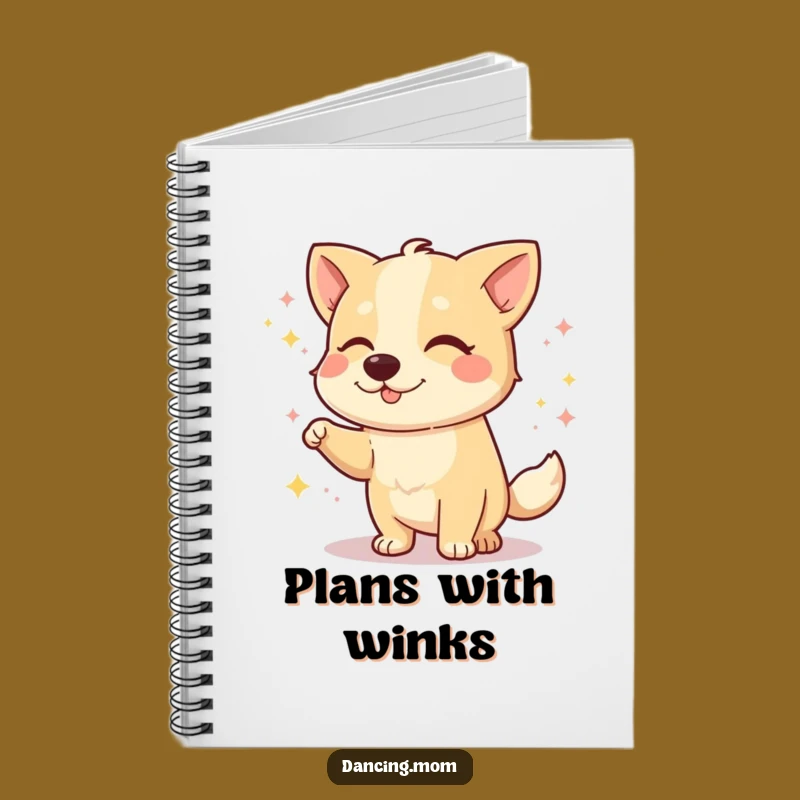Funny Dog Wink Notebook: Jot Down Ideas with Playful Canine Charm