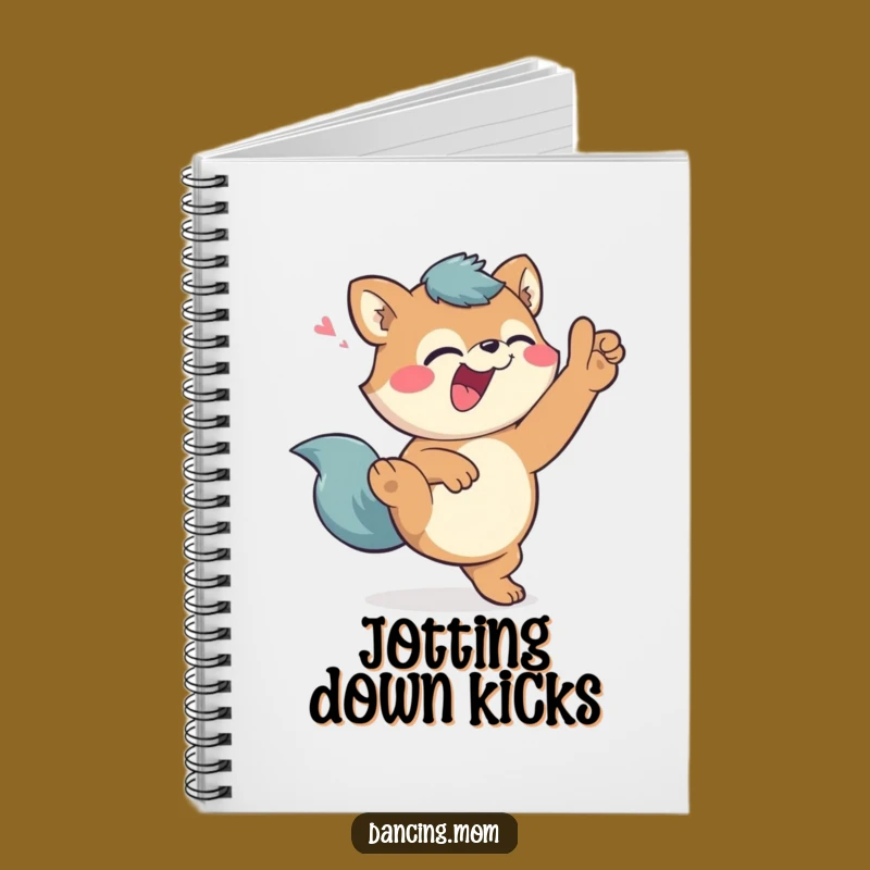 Funny Giggling Animal High Kick Notebook: Jot Down Laughs and Ideas