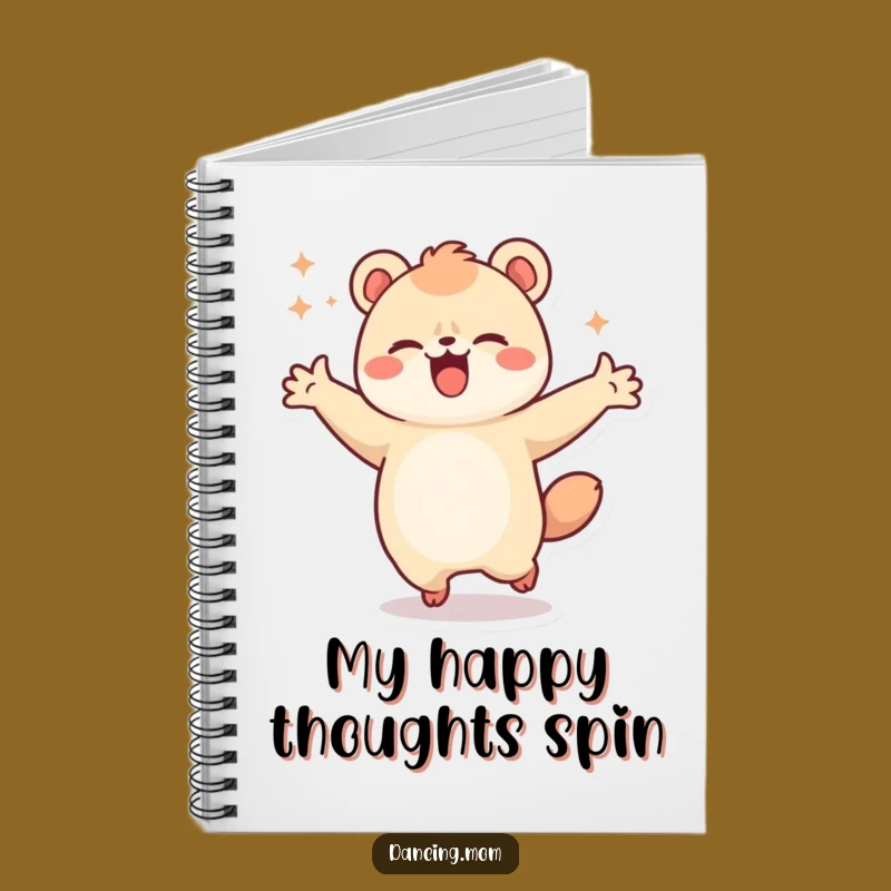 Funny Kawaii Dancing Animal Notebook - Joyful Ideas, Perfect Funny Gift