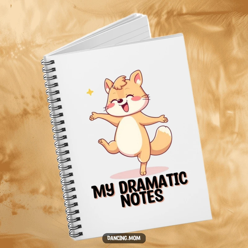 Funny Mom Dip Notebook: A dancing mom animal performs a dramatic dip, providing a fun and humorous space for all your important notes and plans.