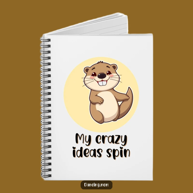 Funny Otter Notebook: Cheerful Spinner Journal - Your Joyful Funny Gift
