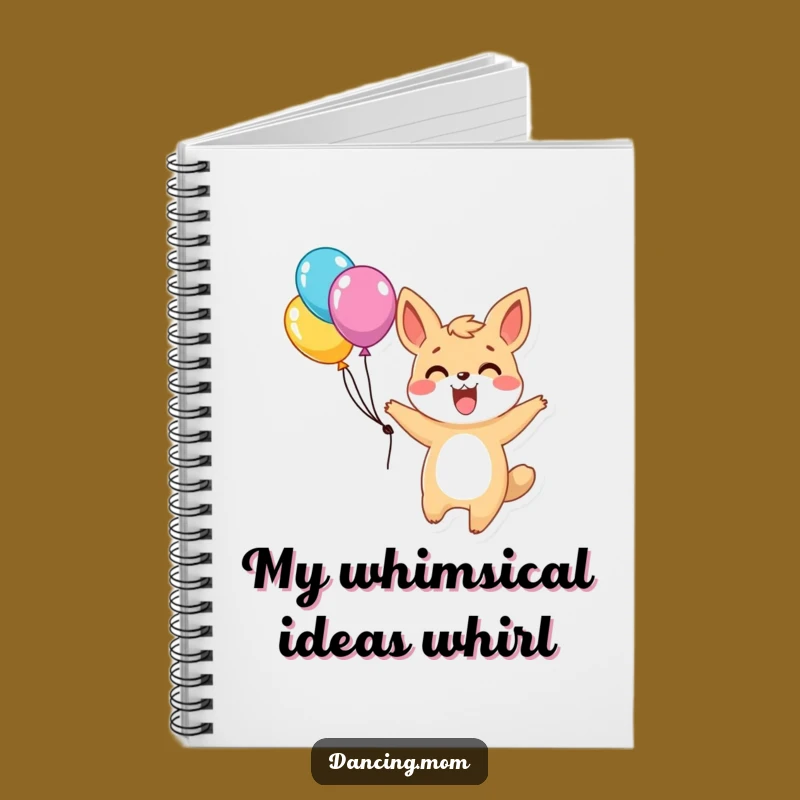 Funny Twirling Animal Notebook: Excited Character Journal - Ideal Funny Gift