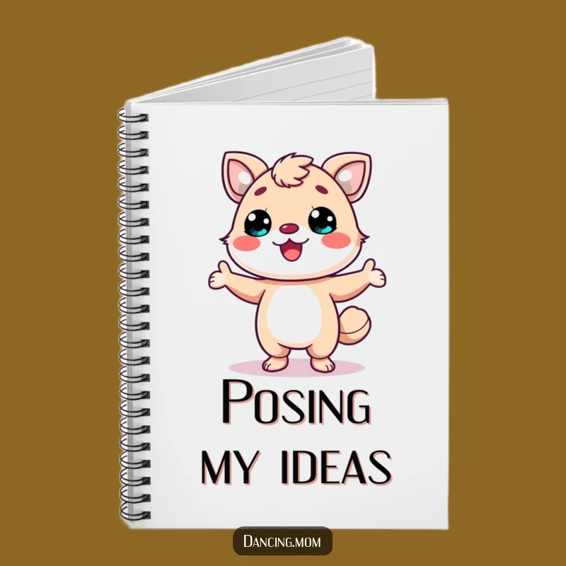 Funny Kawaii Animal Notebook - Smiling Pose Ideas, Perfect Funny Gift