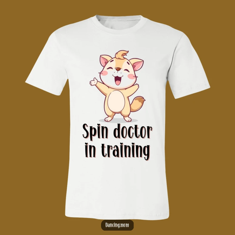 Funny Animal Spin T-Shirt: Proud Pose Delight Tee for Gift