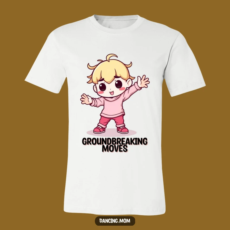 Funny Kawaii Dancer T-Shirt: Breakdancing Power Move - Energetic Apparel